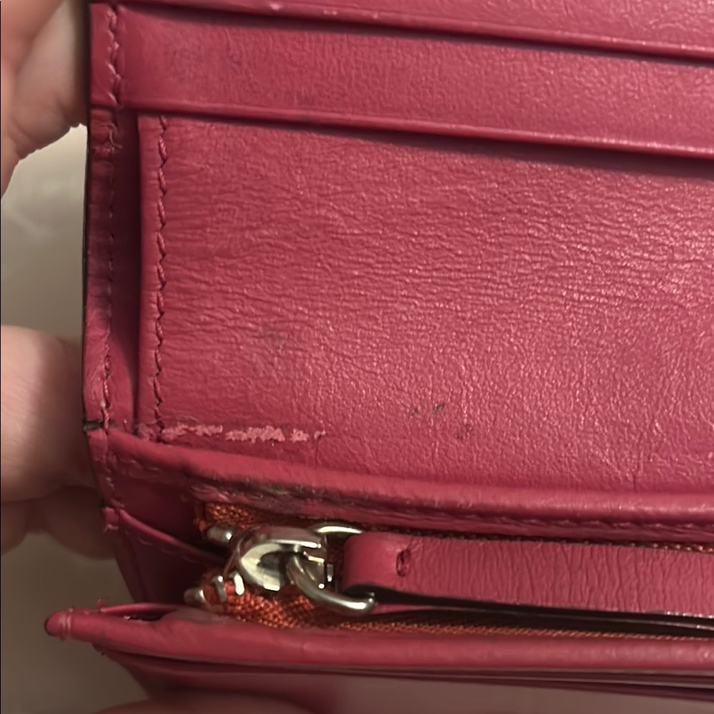 Jimmy Choo Pink Leather Wallet - Picture 6 of 11